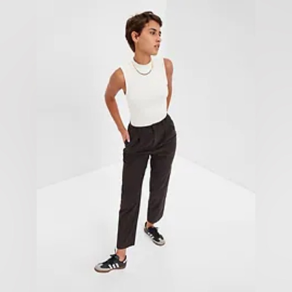 Tall Gap High Rise Pleated Taper Corduroy Pants w/ Washwell, Brand NWT 8 Tall